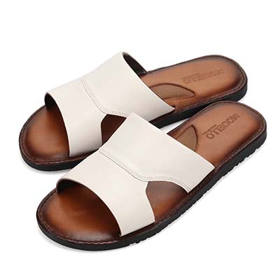 モデロ MODELLO レザーサンダル　DM5317 WHITE M(25.0～25.5cm)