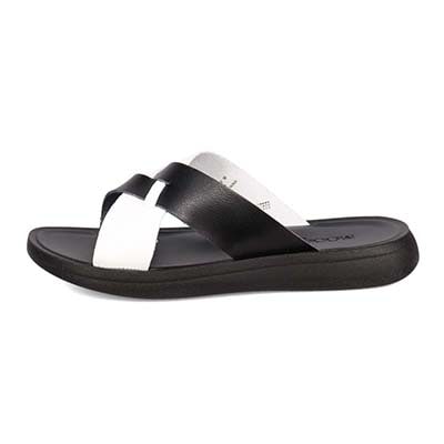 モデロ MODELLO メンズ フラットサンダル　DM5911X BLACK/WHITE M（25～25.5）