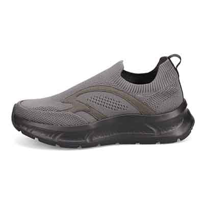 モデロ MODELLO 「Recovery Shiatsu Insole」搭載で指圧効果により血行をよくする。厚底ニット スリッポンスニーカー　DM6531R D-GRAY 25.0