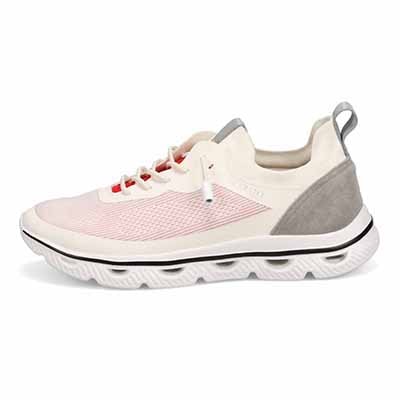 モデロ MODELLO 「リカバリーインソール」搭載で指圧効果により血行を115％促進。Recoveryニットスニーカー　DM6533R WHITE/RED M