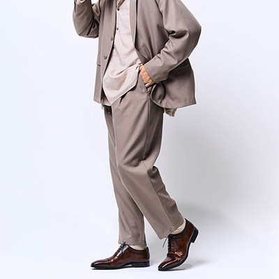 世界初のカバロス加工シリーズモデロ MODELLO 内羽根ストレートチップビジネスシューズ　DM8201 D-BROWN 25.0