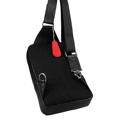 モデロ MODELLO　メンズ本革ボディバッグ　DMB1214 BLACK FREE