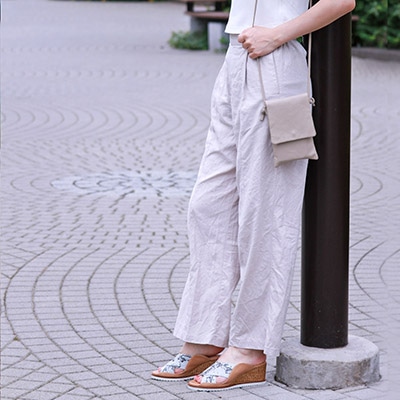 モデロ MODELLO ナチュラルミュールサンダル  DML1912 WHITE 23.0