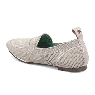 世界初のカバロス加工  モデロ MODELLO ふんわりインソール 超軽量でトラベルバッグにすっぽり入る ニットローファーシューズ  DML5042 BEIGE-M 23.0