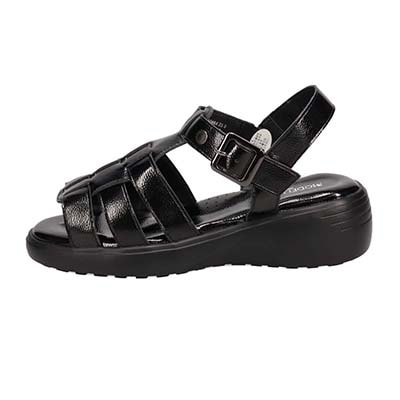 モデロ MODELLO ウエッジソールグルカサンダル　DML5048X BLACK 23.0