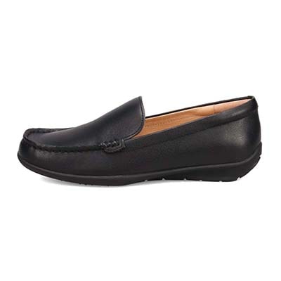 【撥水仕様】モデロ MODELLO スクエアトゥ モカシンシューズ  DML5500 BLACK 23.0