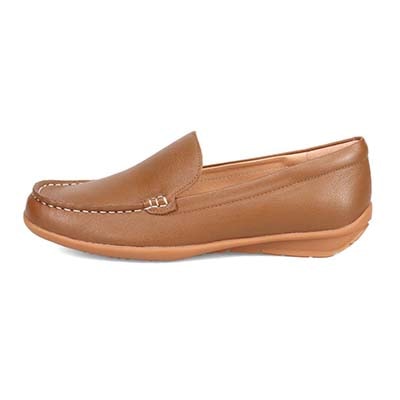 【撥水仕様】モデロ MODELLO スクエアトゥ モカシンシューズ  DML5500 BROWN 23.0