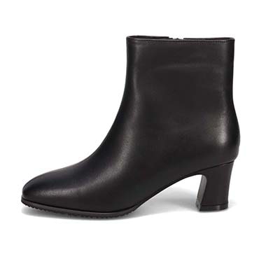 【撥水仕様】モデロ MODELLO 5.5cmヒール エレガンスショートブーツ  DML5502 BLACK 23.0