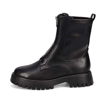 【撥水仕様】モデロ MODELLO COVEROSS Bee 3.5cmヒール タンクソールショートブーツ  DML5504 BLACK 23.0