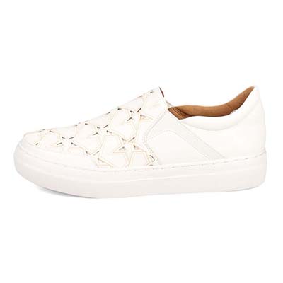 【撥水仕様】モデロ MODELLO スリッポンスニーカー　DML6050 WHITE 23.0