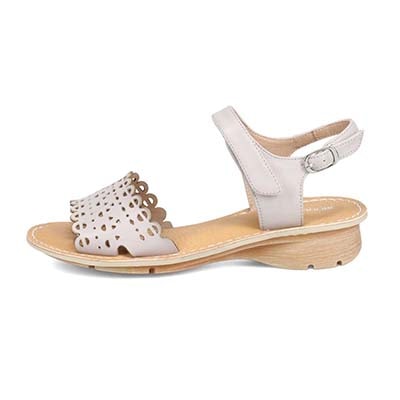 モデロ MODELLO カットワークサンダル　DML7155 GRAY M　(23.0～23.5)