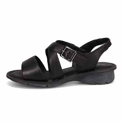 モデロ MODELLO 　ナチュラルレザーフットベットサンダル　DML7156 BLACK M　(23.0～23.5)