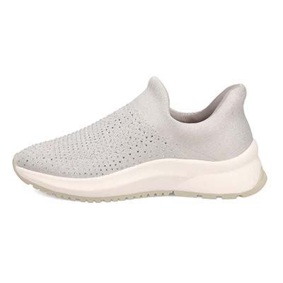 【撥水仕様】モデロ MODELLO ニットスリッポンスニーカー　DML8806 GRAY 23.0