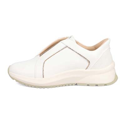 【撥水仕様】モデロ MODELLO スリッポンスニーカー　DML8807 WHITE 23.0