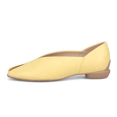 モデロ MODELLO 「リカバリーインソール」搭載で指圧効果により血行を115％促進。Recoveryオープンパンプス　DML8828R YELLOW 23.0