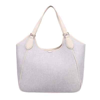 モデロ MODELLO　大人女性のためのエレガント キャンバストートバッグ　DMLB501 GRAY FREE