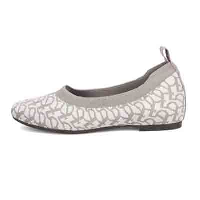 エル スポーツ ELLESPORT ソフトスクエアニットバレーシューズ　ESP10685 GRAY-PR 23.0