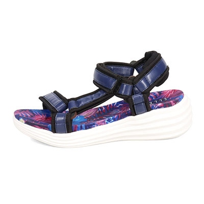 エル スポーツ ELLESPORT 軽量ウェッジスポーツサンダル  ESP12575 NAVY 23.0