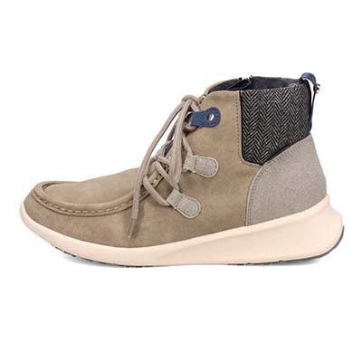 【4cm4時間防水設計】エル スポーツ ELLESPORT BLACK LABELシリーズ　レースアップカジュアルブーツ　ESP12590 GRAY 23.0