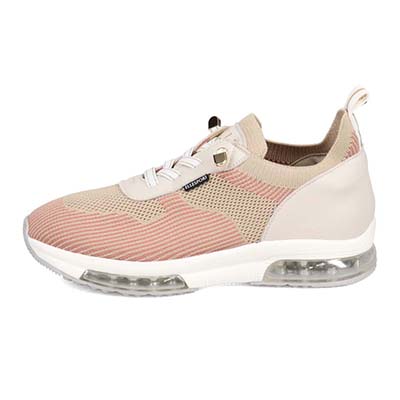 エル スポーツ ELLESPORT ニットスニーカー　ESP12593 BEIGE 23.0