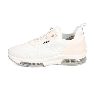 エル スポーツ ELLESPORT ニットスニーカー　ESP12593 WHITE 23