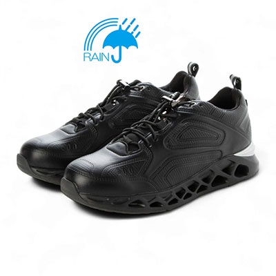 エル スポーツ ELLESPORT キャビティソールエンボススニーカー　ESP12601 BLACK 23.0