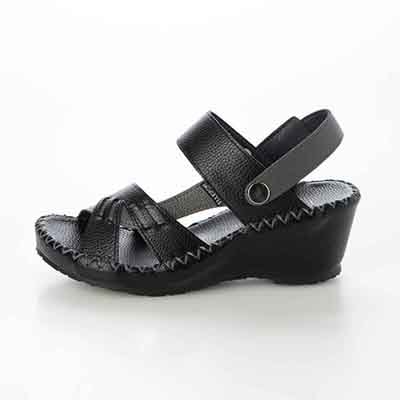 エル スポーツ ELLESPORT 　2WAYウェッジサンダル　ESP12741 OAK 23.0