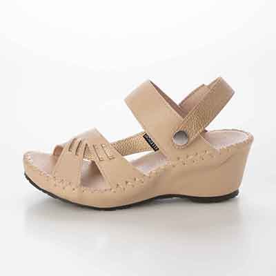 エル スポーツ ELLESPORT 　2WAYウェッジサンダル　ESP12741 OAK 23.0