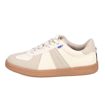 エル スポーツ ELLESPORT ジャーマントレーナースニーカー　ESP14508 WHITE 23.0