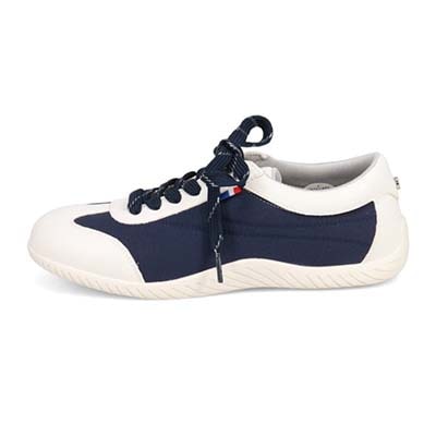 エル スポーツ ELLESPORT ドライビングレースアップスニーカー NAVY-TX 23.0