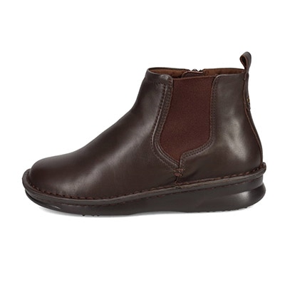 シティ ゴルフ City Golf  ゆったり足入れアウトステッチ製法  サイドゴアブーツ　GFL20120 D-BROWN 23.0