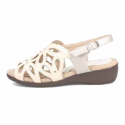 シティ ゴルフ City Golf  抜け感の甲デザインがきれいなサンダル　GFL20134 IVORY M　(23.0～23.5)