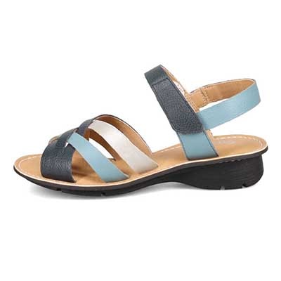 シティ ゴルフ City Golf  アウトステッチサンダル　GFL20135 BLUE M　(23.0～23.5)