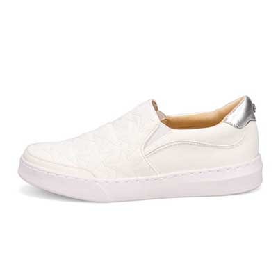 HIROKO KOSHINO キルティングスリッポンスニーカー　HKL6210 IVORY 23