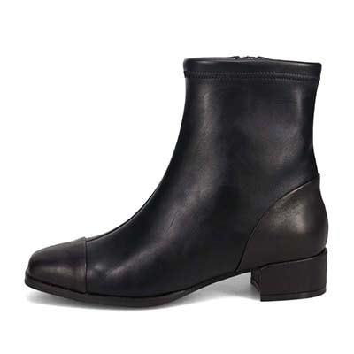 HIROKO KOSHINO 撥水加工ショートブーツ　HKL8005 BLACK 23.0