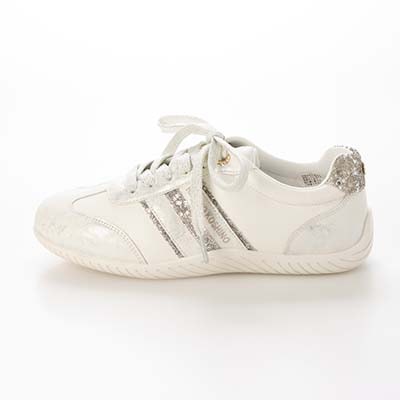 HIROKO KOSHINO レースアップスニーカー　HKL9000 WHITE 23.0