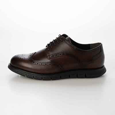 HIROKO KOSHINO HOMME  メンズ 外羽根ウイングチップドレスシューズ　HR5013 BROWN 25.0