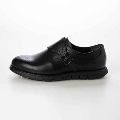 HIROKO KOSHINO HOMME  メンズ モンクストラップドレスシューズ　HR5015 BLACK 25.0