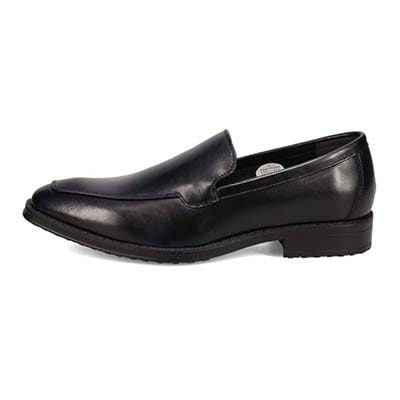 【防水機能】HIROKO KOSHINO HOMME  メンズ エレガント ユーチップ スリッポンドレスシューズ　HR7010 BLACK 25.0