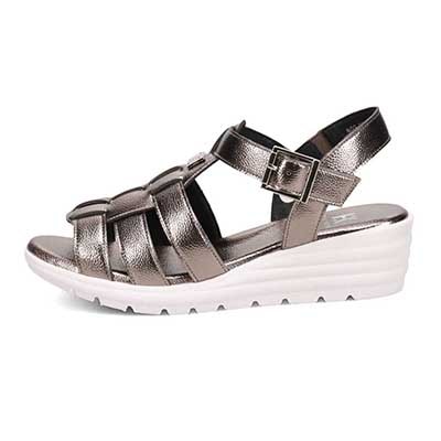 HIROKO KOSHINO FEMME　ウエッジソールグルカサンダル　HRL2006 ETHANE M　(23.0～23.5)