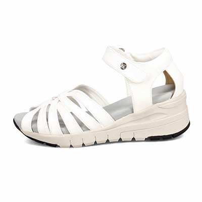 HIROKO KOSHINO FEMME　スニーカーソールのスポーツサンダル HRL3007 WHITE 23.0