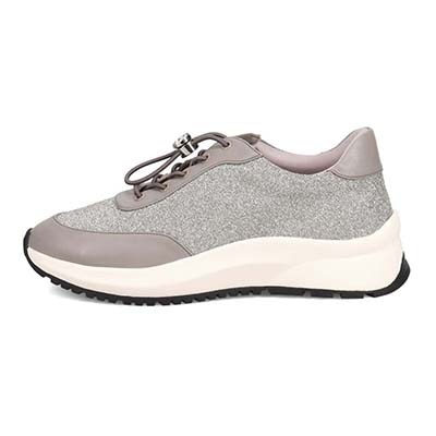 HIROKO KOSHINO FEMME グリッターとラインストーンで華やかなスニーカー　HRL5003 L-PINK 23.0