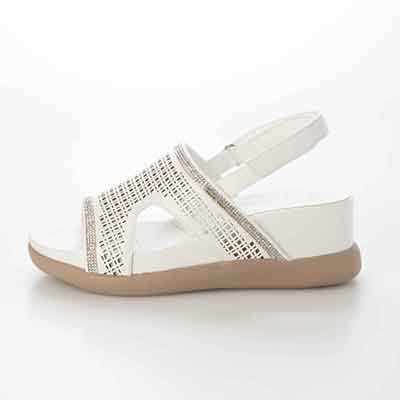 HIROKO KOSHINO FEMME ウェッジサンダル　HRL5010 IVORY M　(23.0～23.5)
