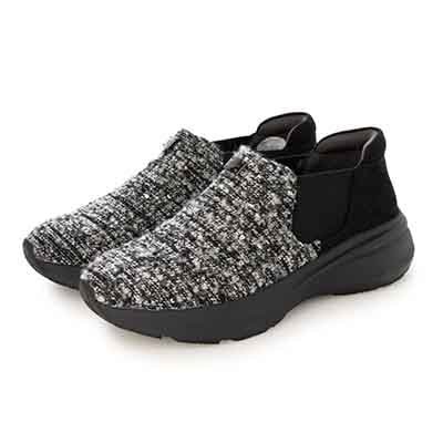 HIROKO KOSHINO FEMME シンプルなサイドゴアブーティ HRL5012 BLACK/C 23.0