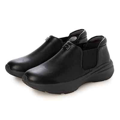 HIROKO KOSHINO FEMME シンプルなサイドゴアブーティ HRL5012 BLACK 23.0