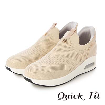 HIROKO KOSHINO FEMMEシンプルニットのスリッポンスニーカー HRL9000 BEIGE 23.0