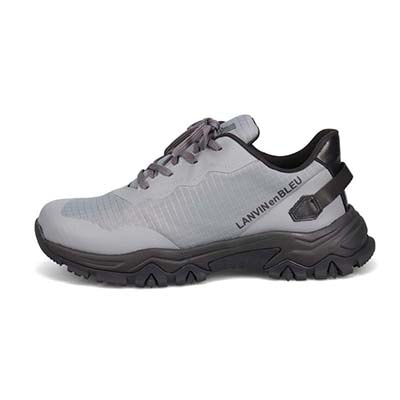 ランバンオンブルー LANVIN en Bleu 「リカバリーインソール」搭載で指圧効果により血行を115％促進。トレイルランニングスニーカー　LB1006XR GRAY 25.0