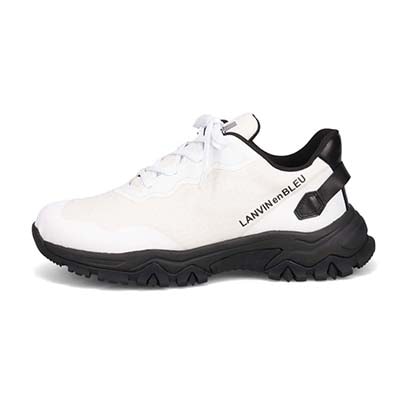 ランバンオンブルー LANVIN en Bleu 「リカバリーインソール」搭載で指圧効果により血行を115％促進。トレイルランニングスニーカー　LB1006XR WHITE 25.0