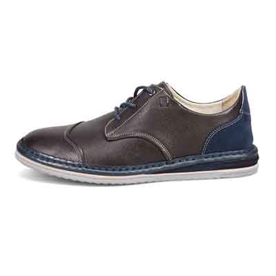 ランバンオンブルー LANVIN en Bleu 「Recovery Shiatsu Insole」搭載で指圧効果により血行を115％促進。LANVIN en Bleu　レースアップ カジュアルシューズ  LB1014XR D-GRAY 25.0