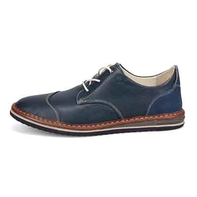 ランバンオンブルー LANVIN en Bleu 「Recovery Shiatsu Insole」搭載で指圧効果により血行を115％促進。LANVIN en Bleu　レースアップ カジュアルシューズ  LB1014XR NAVY 25.0